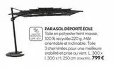 Parasol déporté  offre sur Truffaut