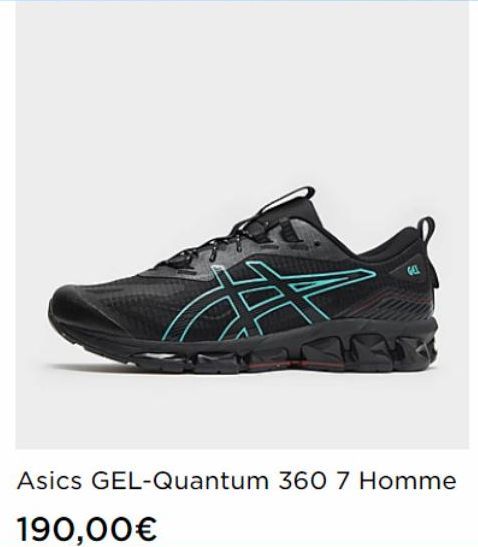 190,00€  Asics GEL-Quantum 360 7 Homme 