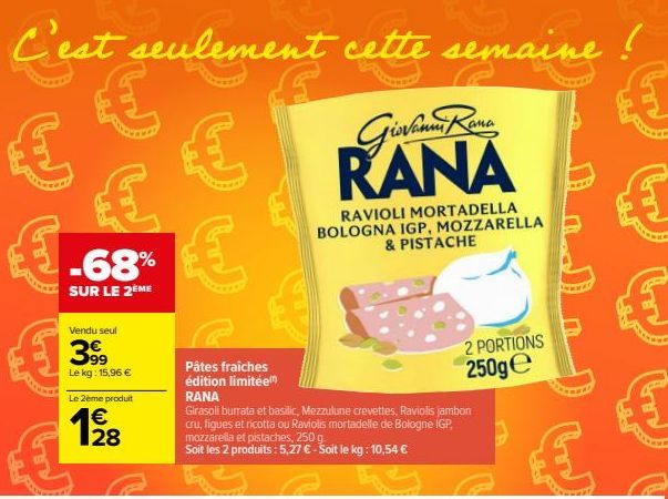 pâtes fraîches Rana