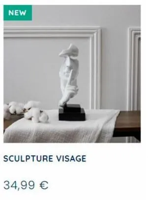 new  sculpture visage  34,99 € 