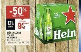 bière blonde heineken