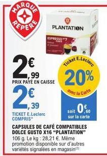 capsules de café E.Leclerc