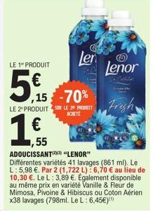 adoucissant Lenor