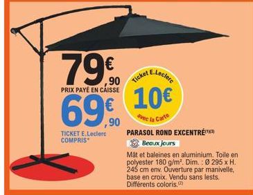 parasol E.Leclerc