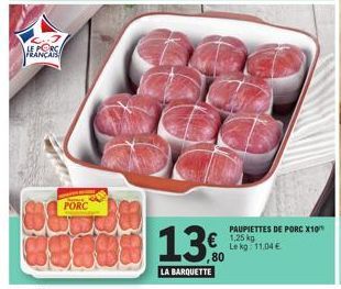 paupiettes de porc 