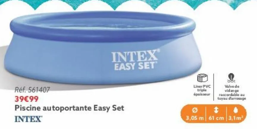 piscine autoportante easy set