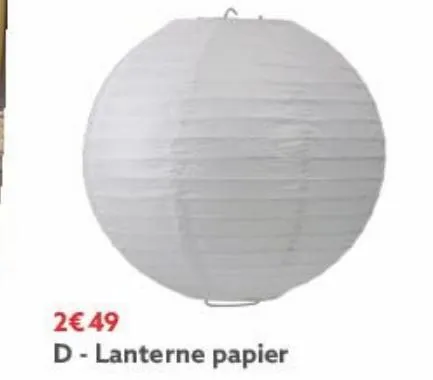 lanterne papier
