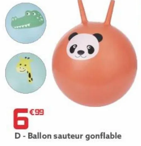 ballon sauteur gonflable