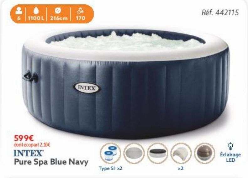 Pure Spa Blue Navy