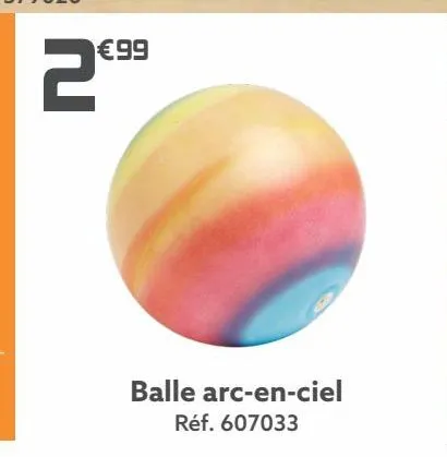 balle arc-en-ciel