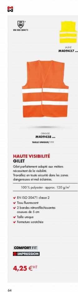 gilet Orange