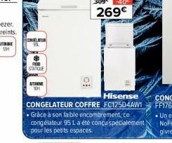 congélateur coffre Hisense