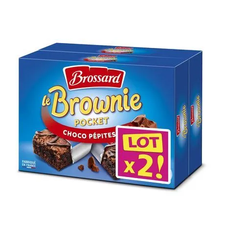 mini brownie  choco pépites brossard