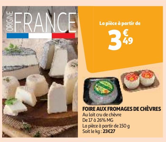 FOIRE AUX FROMAGES DE CHÈVRES