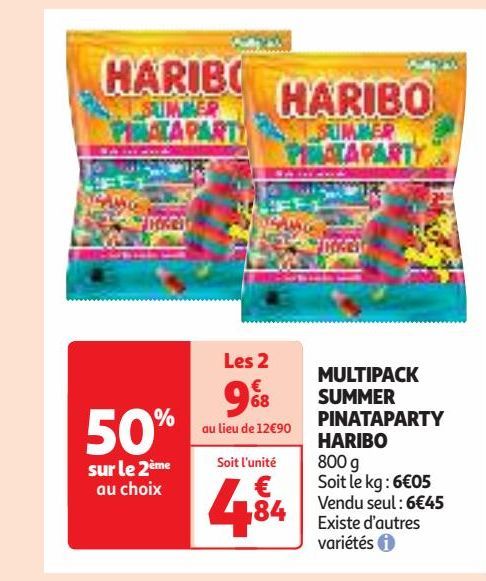  MULTIPACK  SUMMER  PINATAPARTY  HARIBO