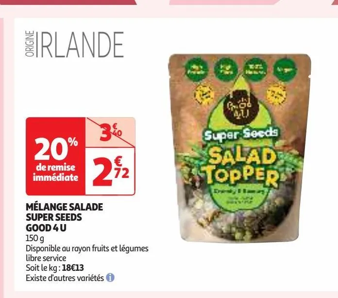 mélange salade  super seeds  good 4 u