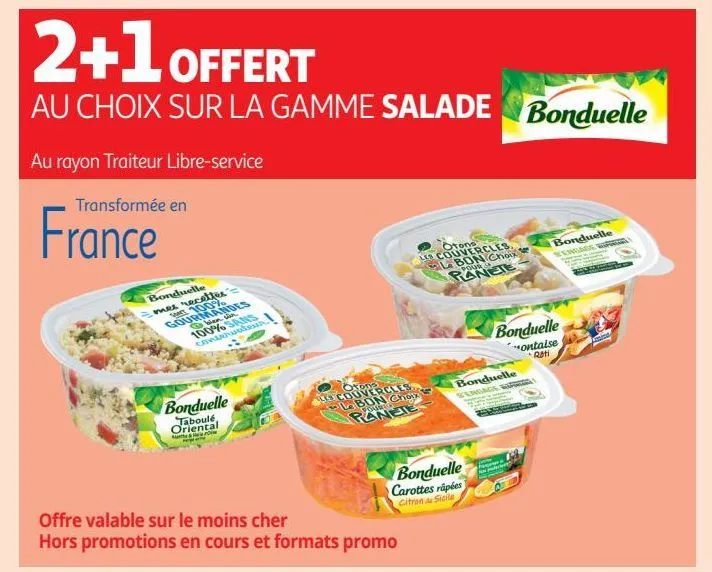  la gamme salade bonduelle