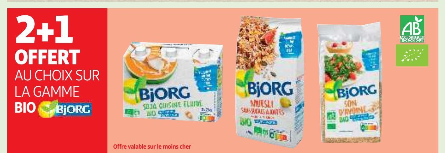 LA GAMME BIO Bjorg