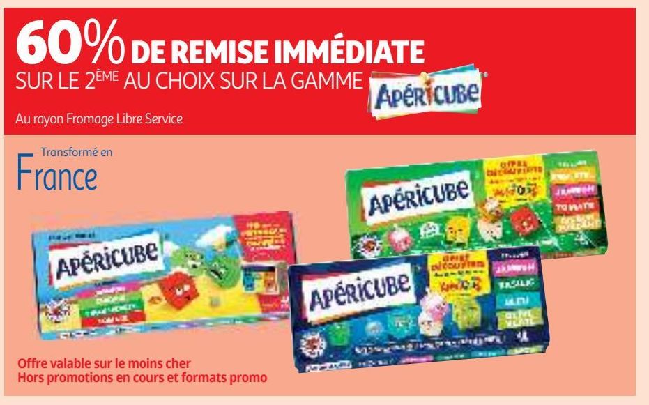  LA GAMME Apéricube