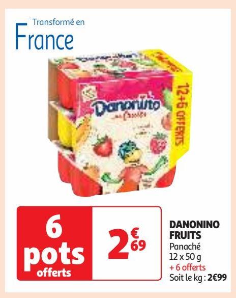 DANONINO  FRUITS