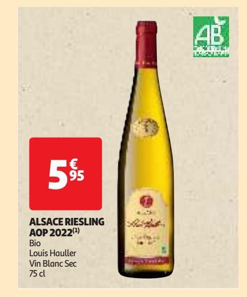 ALSACE RIESLING  AOP 2022