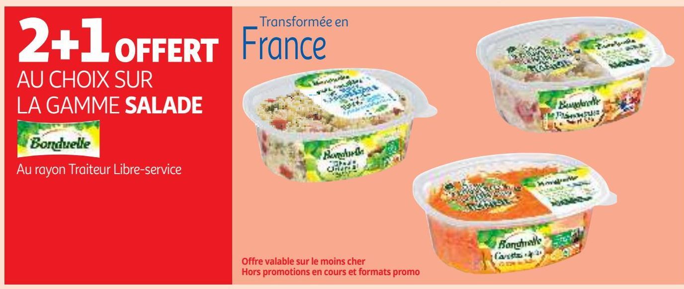 LA GAMME SALADE Bonduelle