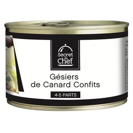 gésiers de canard  confits secret de chef