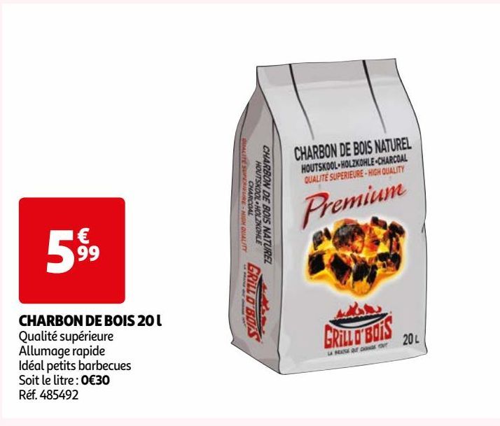 CHARBON DE BOIS 20 l