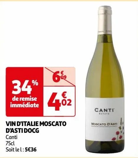 vin d'italie moscato d'asti docg