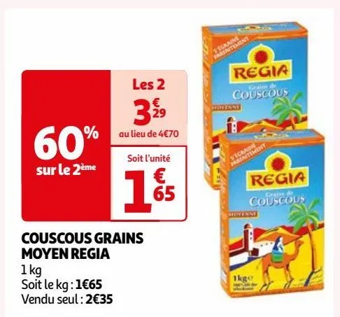 couscous grains moyen regia