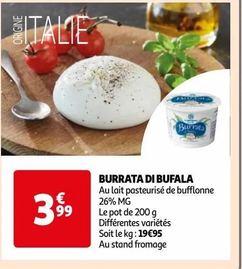 burrata di bufala