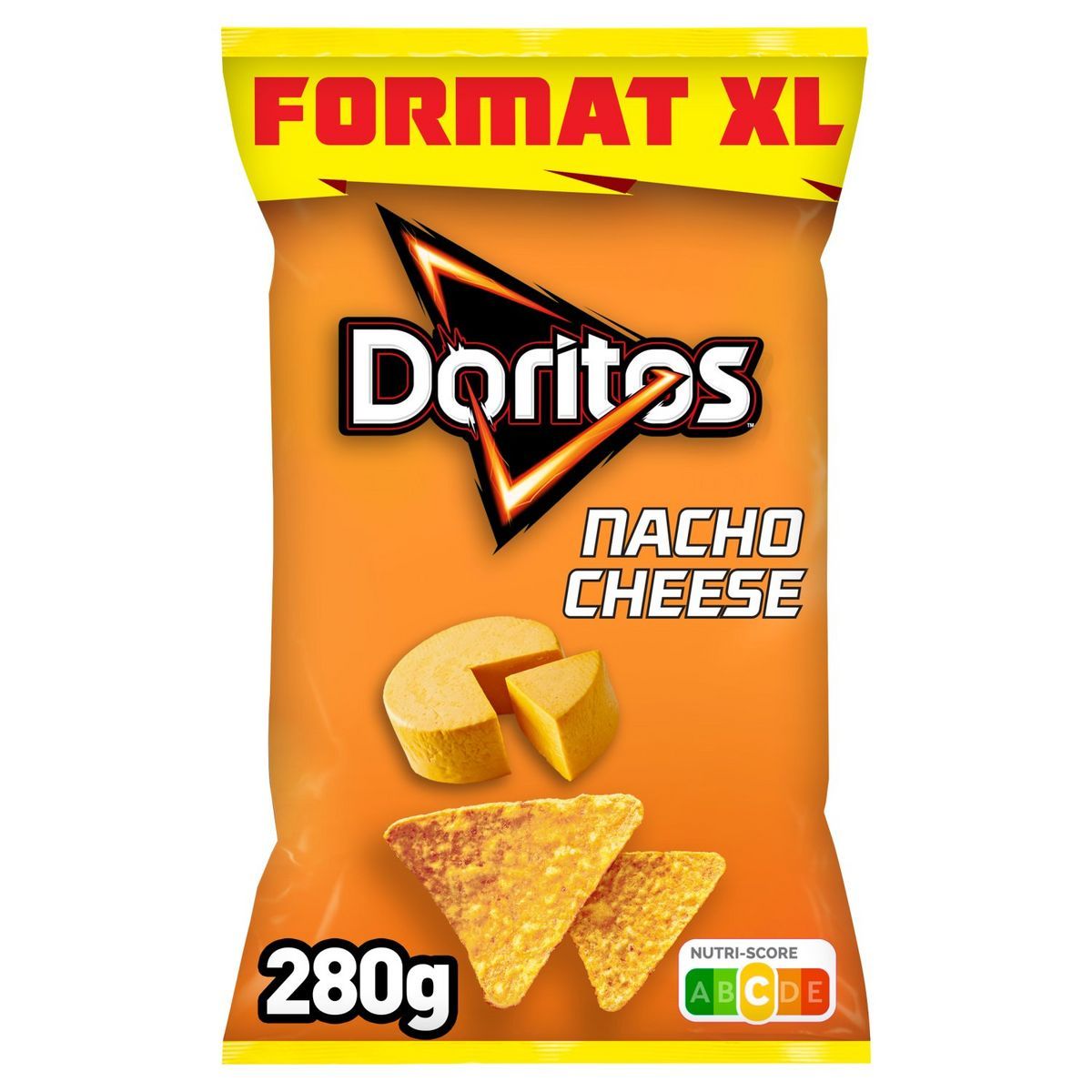 TORTILLA NACHO CHEESE FORMAT XL DORITOS