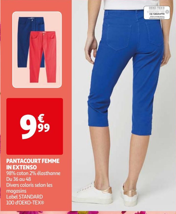 PANTACOURT FEMME INEXTENSO