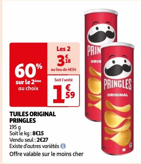 TUILES ORIGINAL PRINGLES