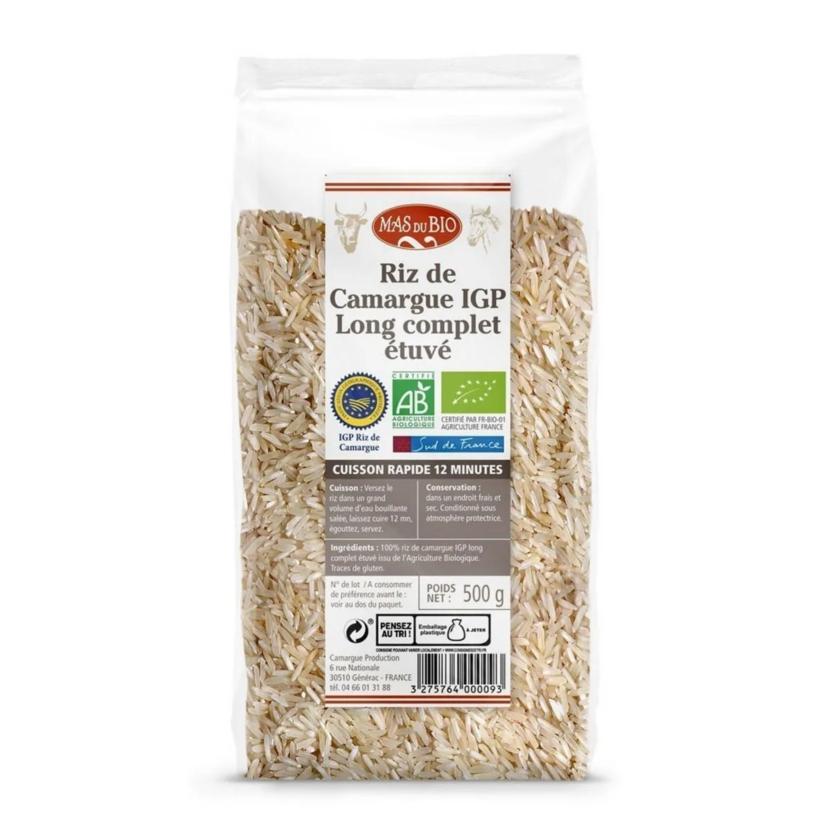 riz de camargue igp long complet étuvé bio mas du bio(1)
