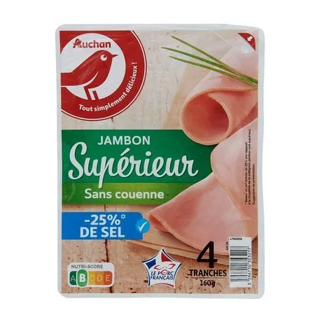 jambon supérieur auchan