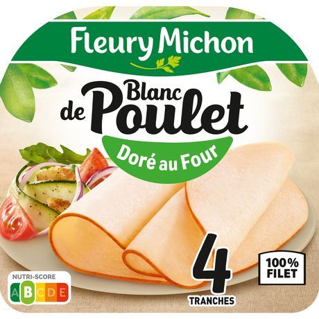 BLANC DE POULET DORÉ AU FOUR FLEURY MICHON