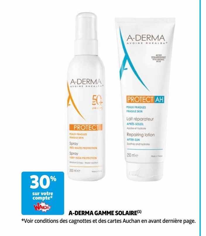 A-DERMA GAMME SOLAIRE(1)