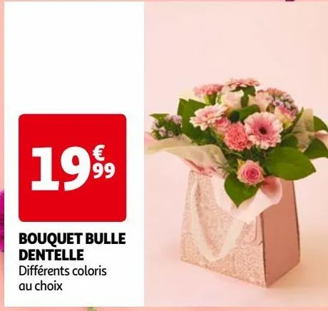bouquet bulle dentelle