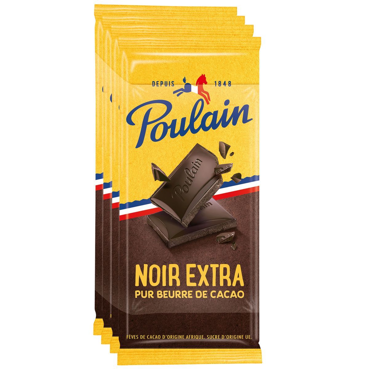 TABLETTES DE CHOCOLAT NOIR EXTRA POULAIN