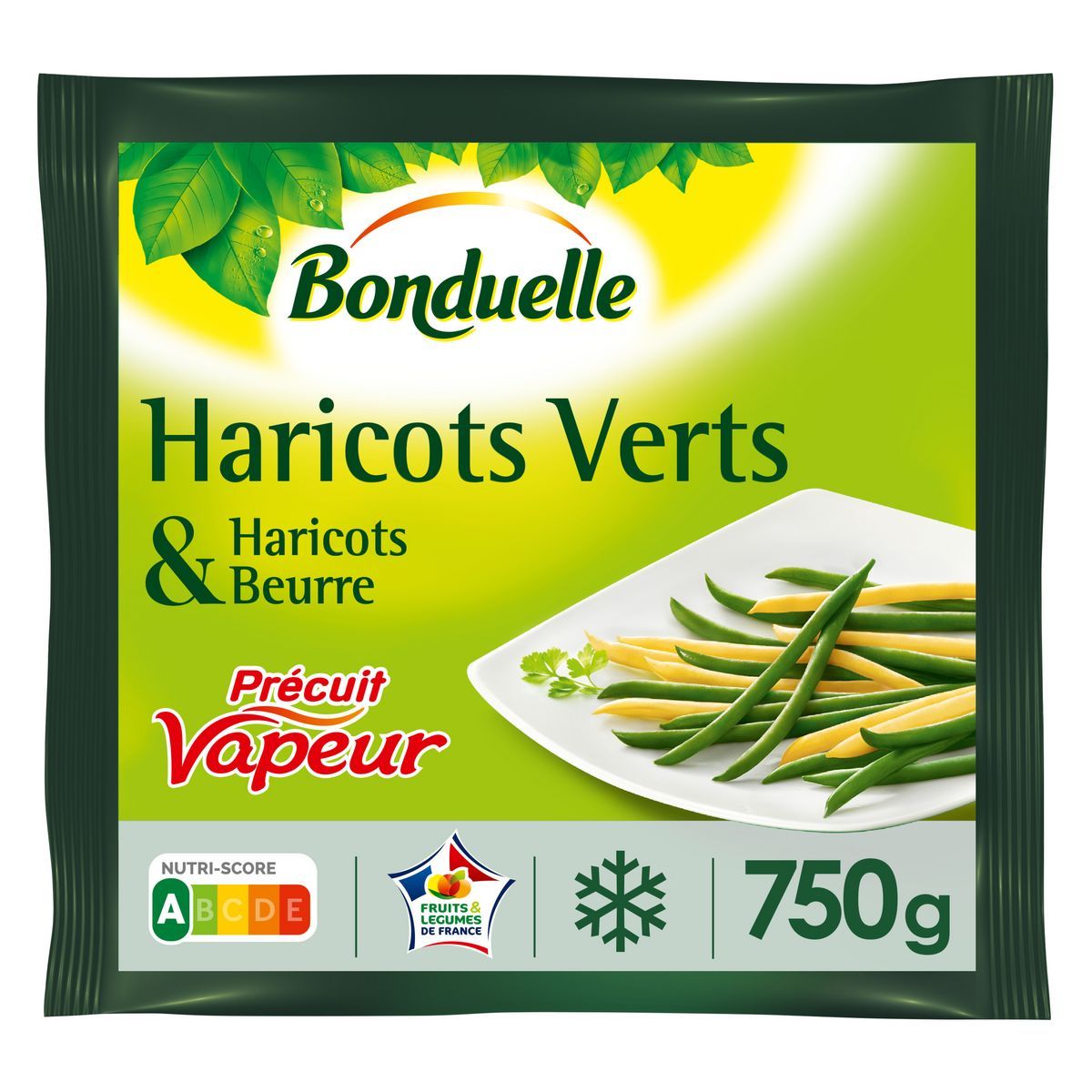  HARICOTS VERTS ET HARICOTS BEURRE SURGELÉS BONDUELLE