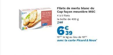 filets de merlu Cap