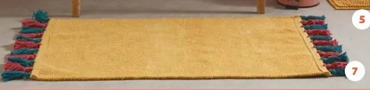 tapis chenille coton 
