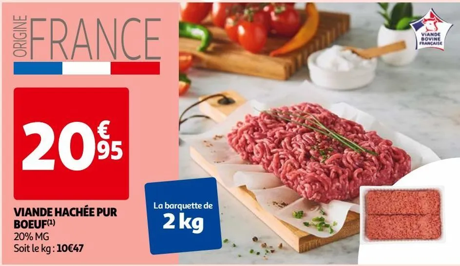 viande hachée pur boeuf