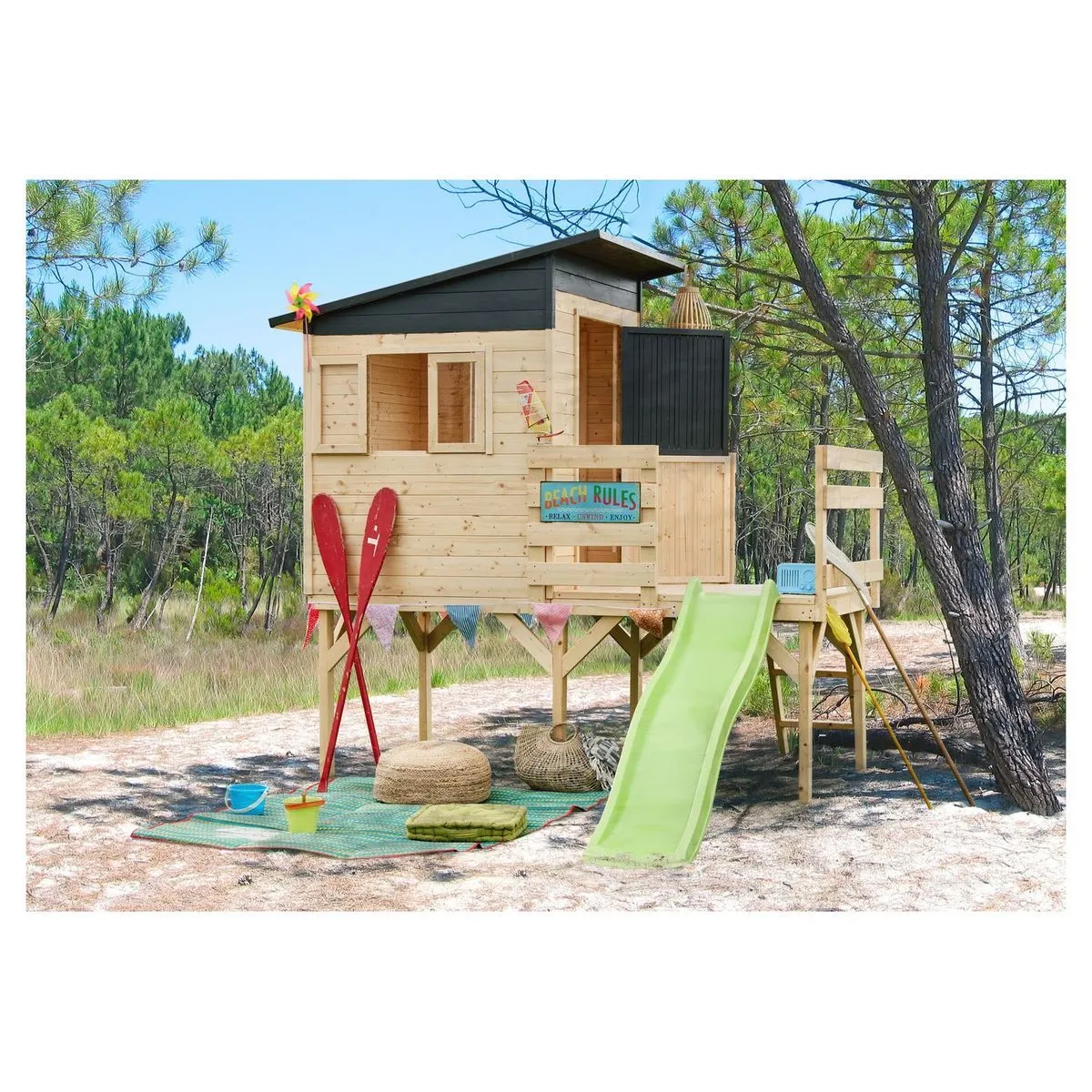 maisonnette en bois pour enfant portland