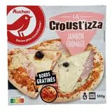LA CROUST'IZZA JAMBON FROMAGE AUCHAN offre à 4,69€ sur Auchan