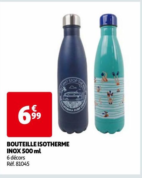 BOUTEILLE ISOTHERME INOX 500 ml