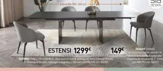 table extensible hp