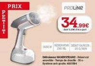 PRIX  PROLINE  34.99€  435  250  1430 EUR  25G/MIN  Der HANDYSTEAM-amouble-Tempe de dhu-30 Systeme and youts 42234 