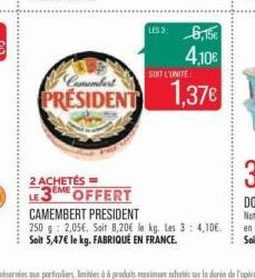 camembert Président